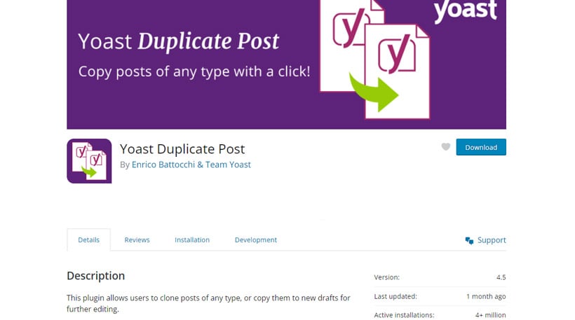 Yoast Duplicate Post