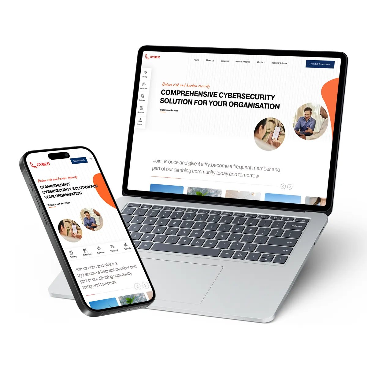 cyber security html website