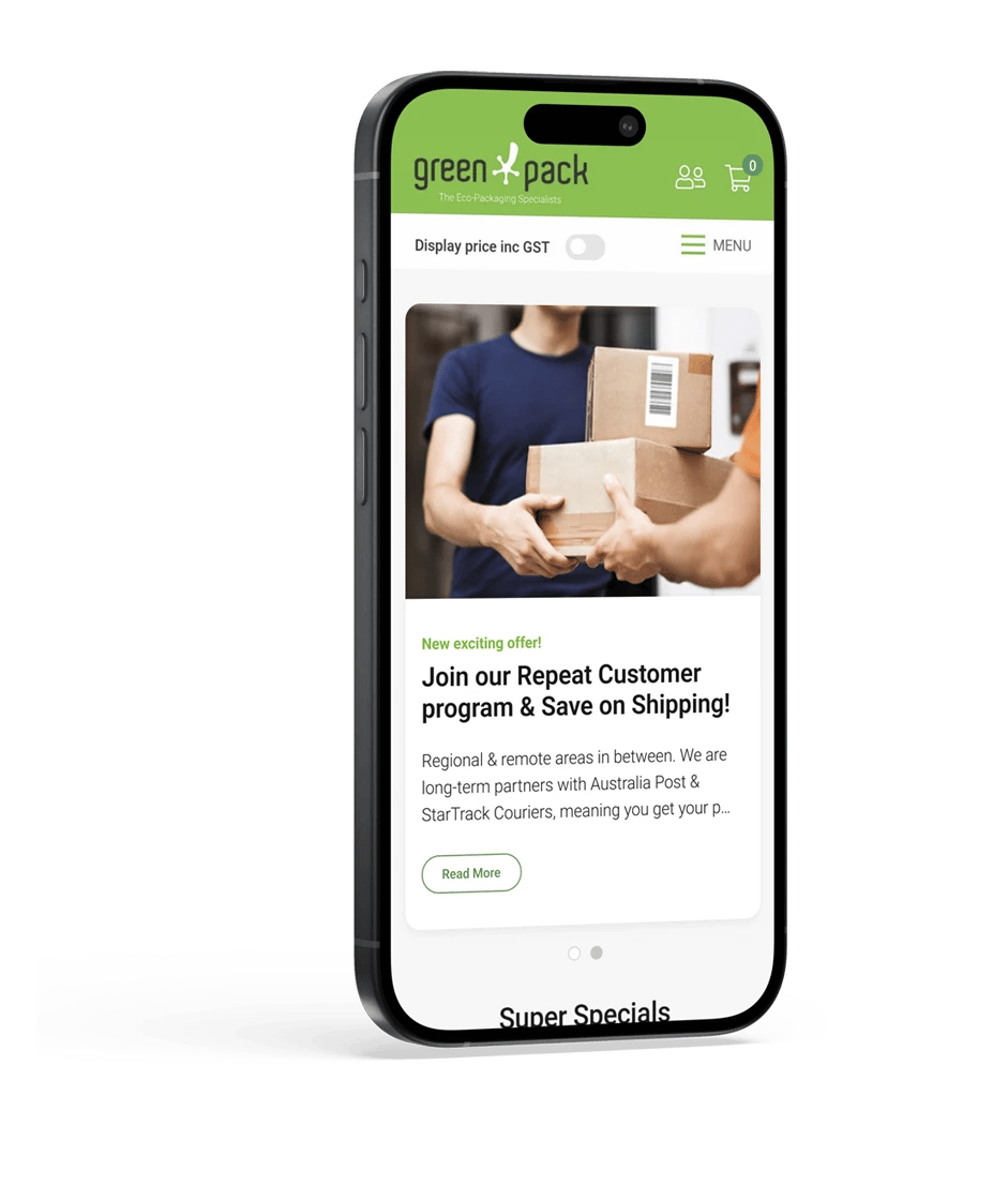 A picture of a mobile-friendly WooCommerce website