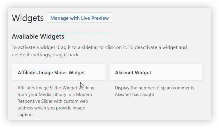wordpress slider