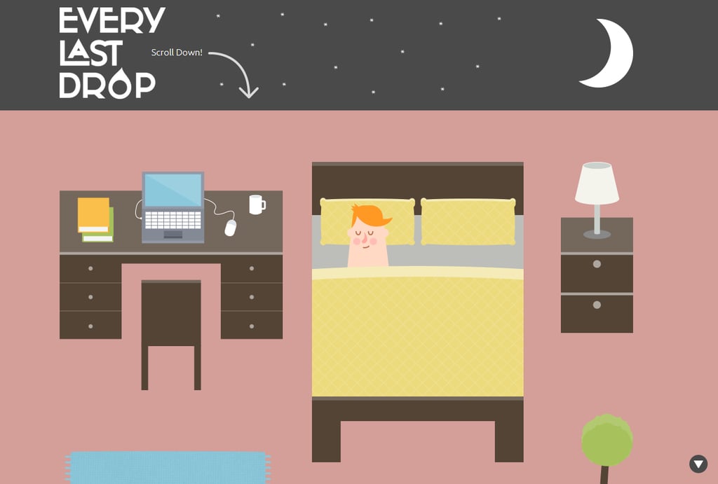 one page website animation