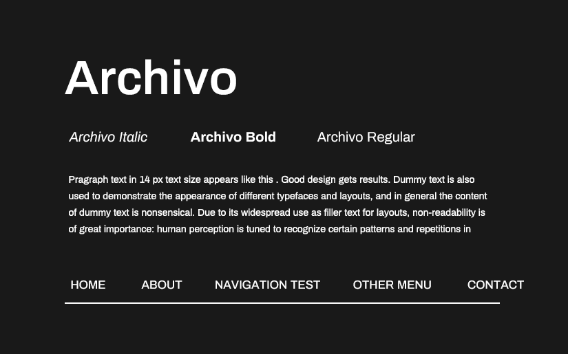 top web design fonts