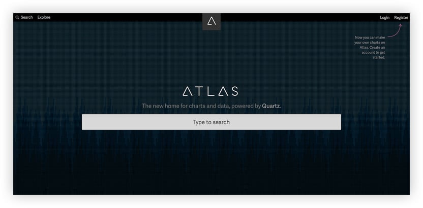 atlas data visualisation free