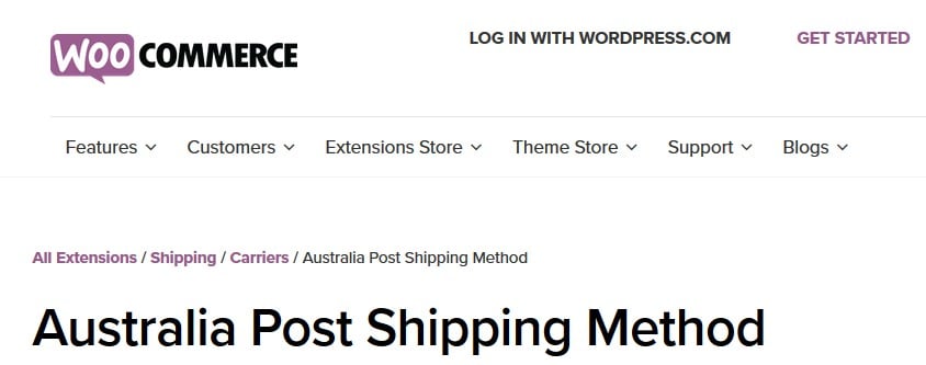woocommerce australia post