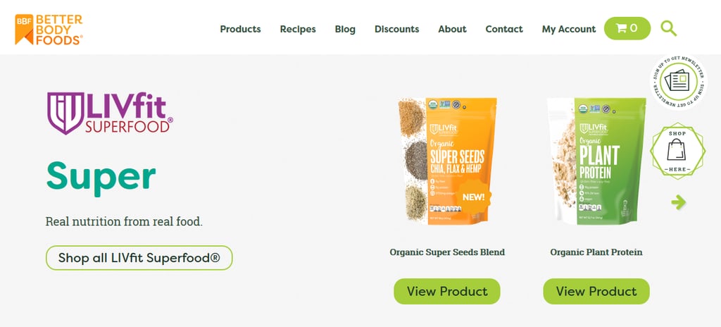 food woocommerce inspiration site