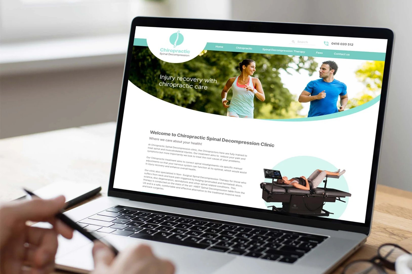 chiropractic website