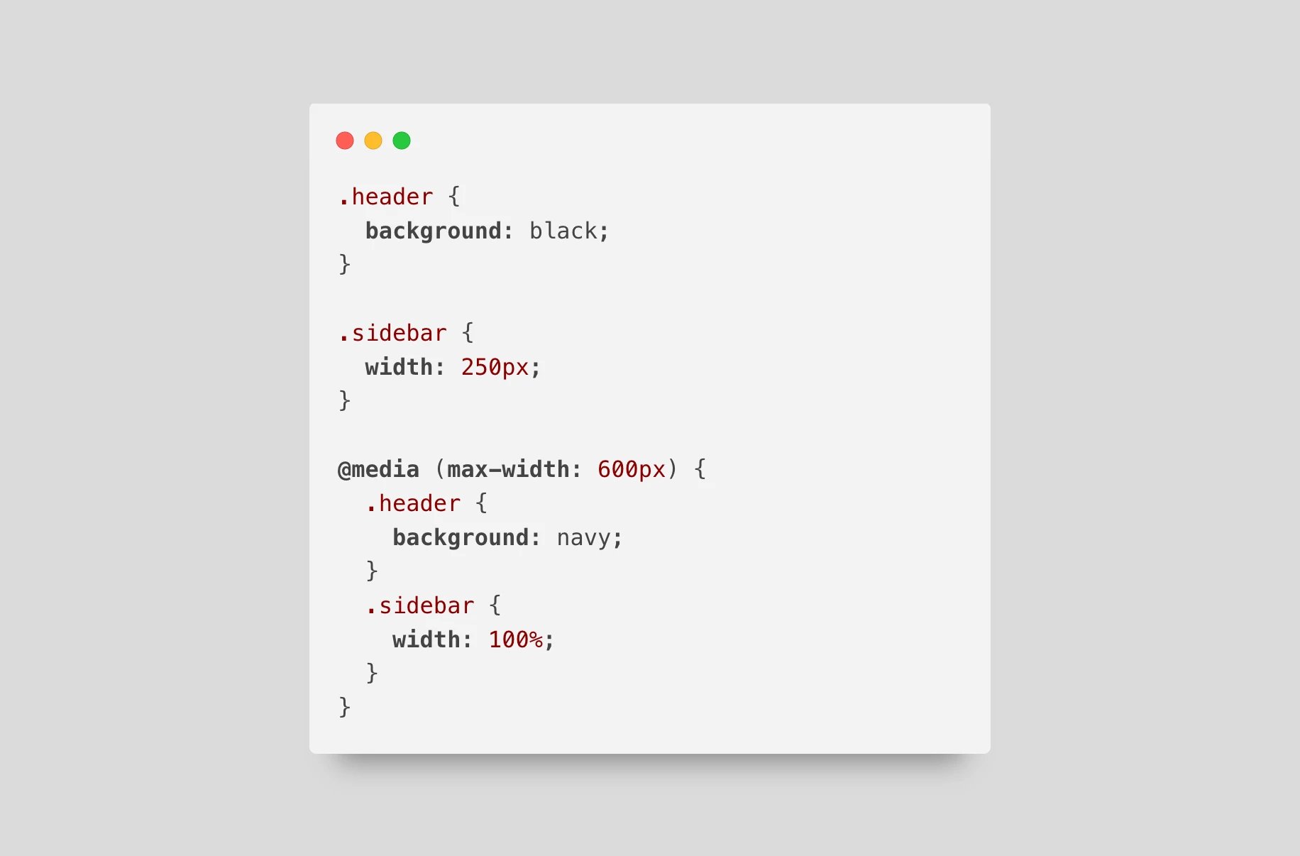 consolidated media queries