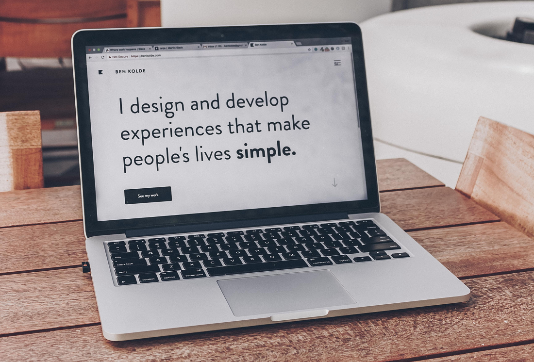 build one page website