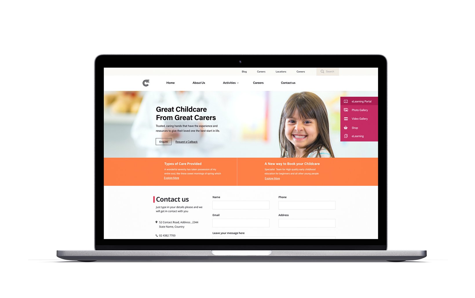 create new website design
