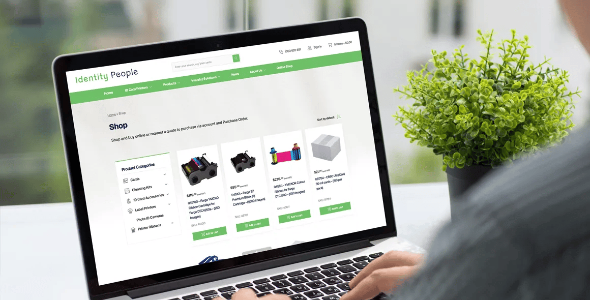 website redesign work by ecommerce web design agency