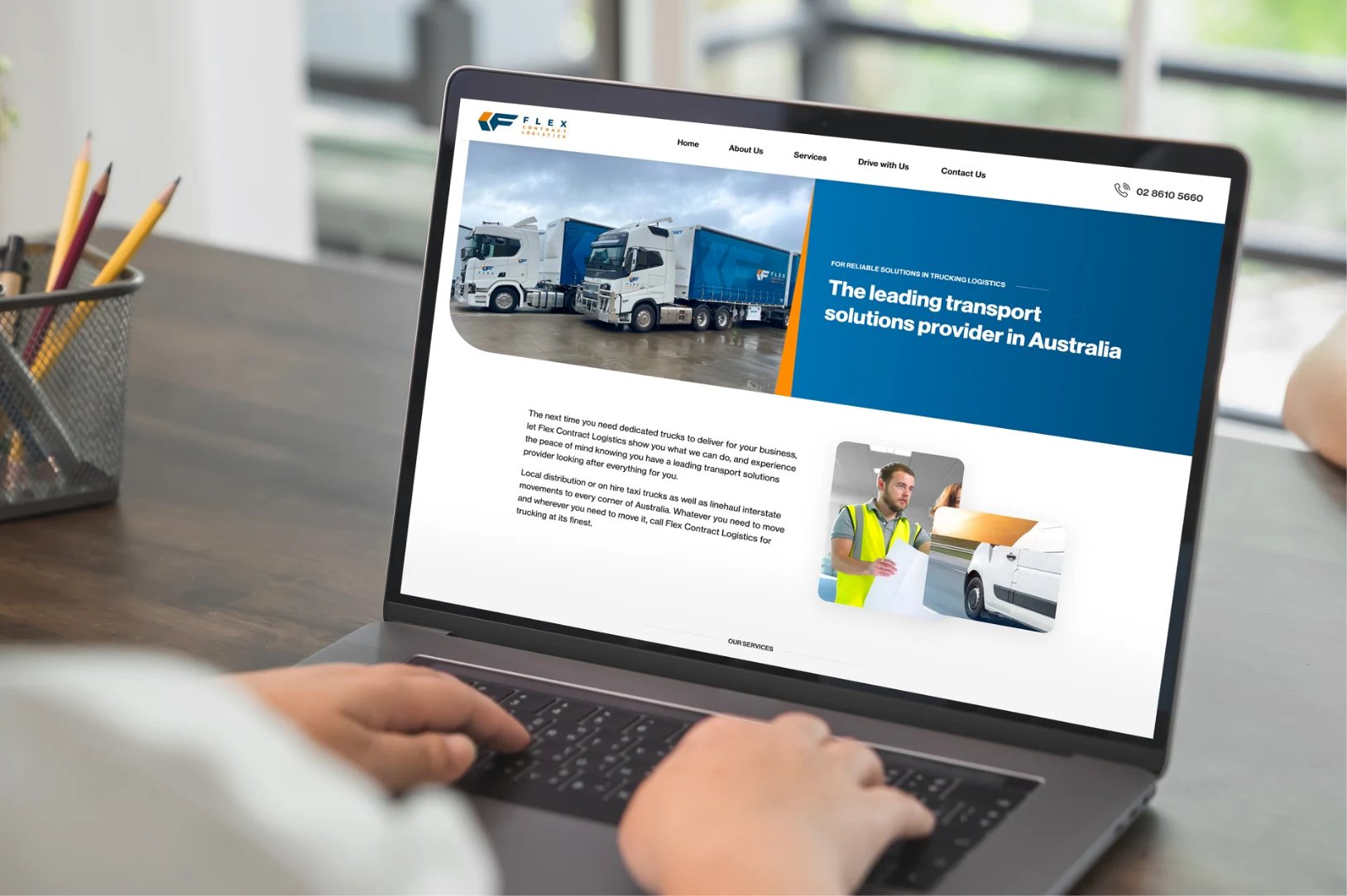 transport company website