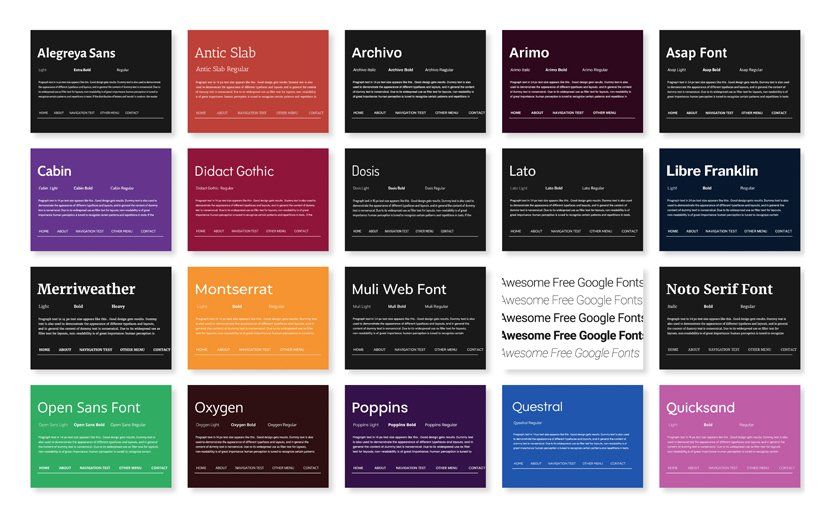 awesome google web fonts