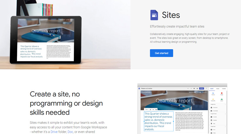 google sites
