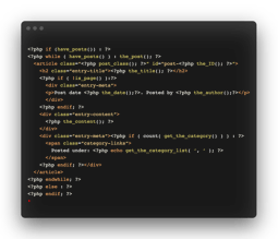 html to wordpress website conver