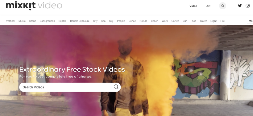 mixkit video download