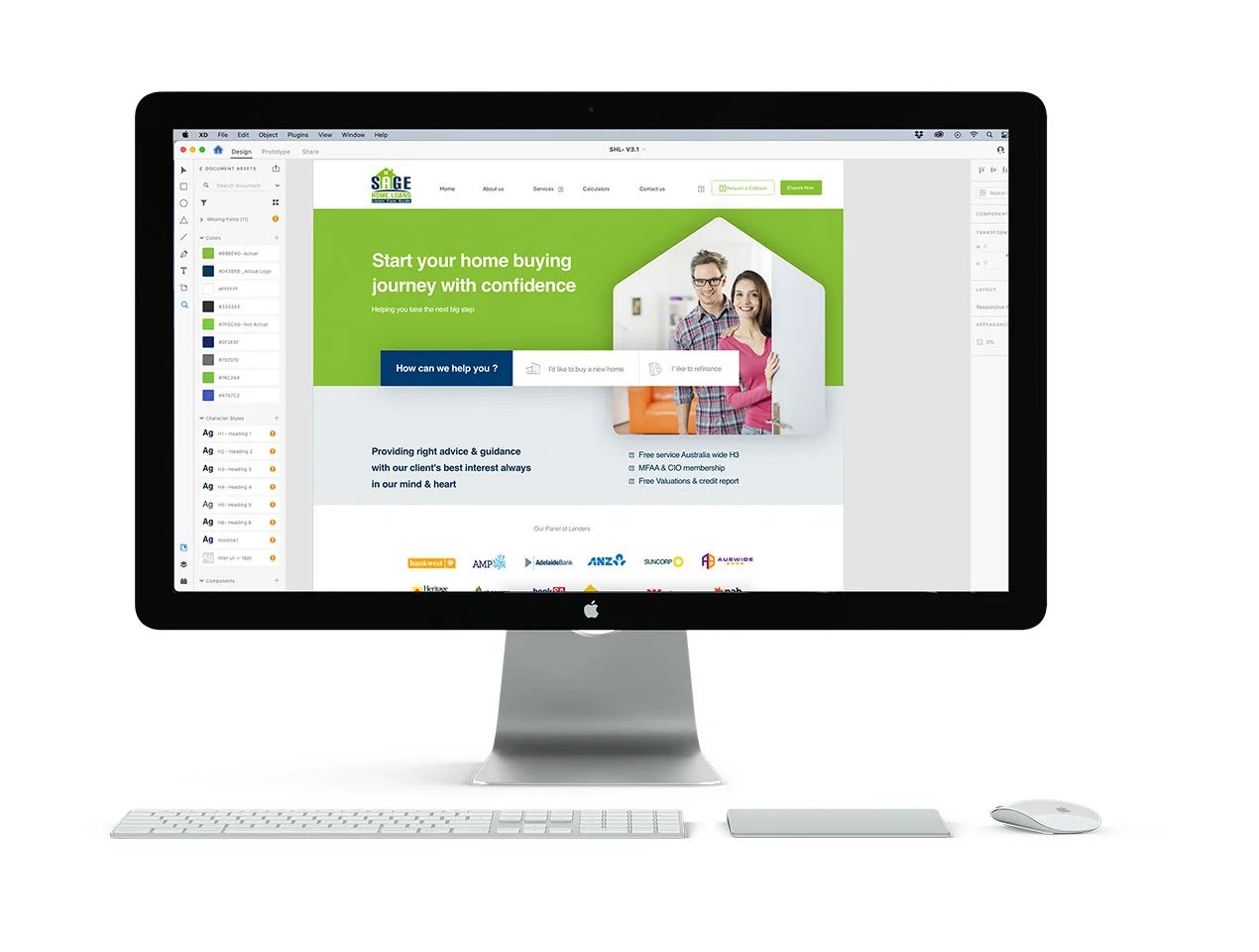 modern WordPress website