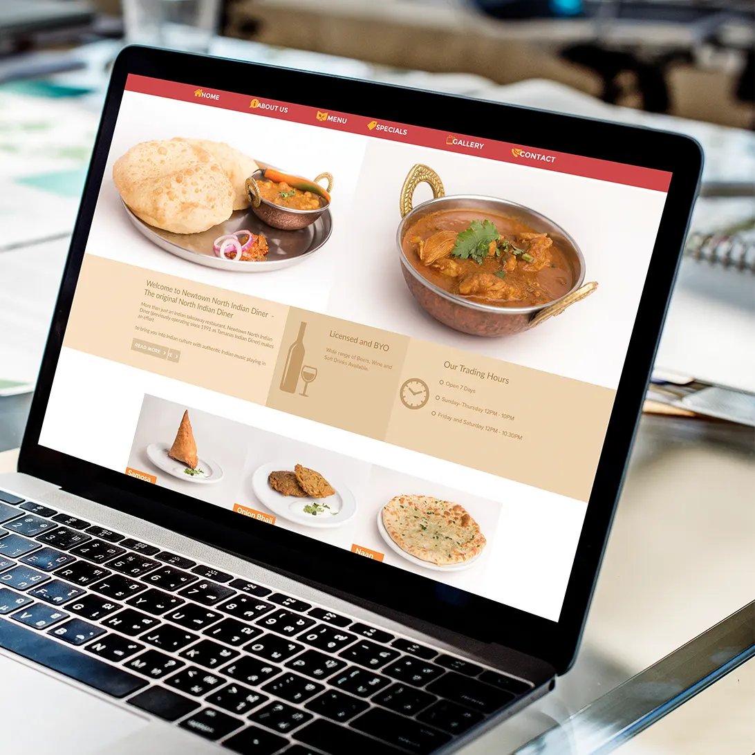 restaurant website home