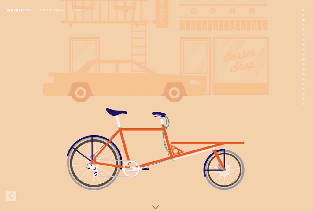cool one page websites