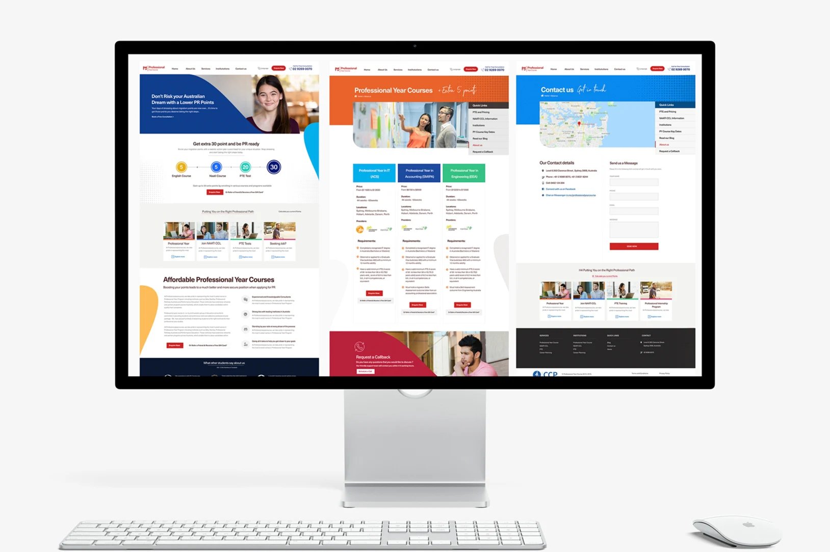 course provider website