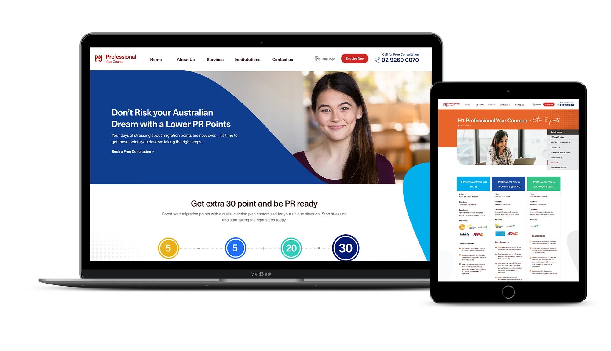 professional web design package