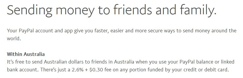 paypal money to friends and family