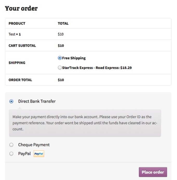startrack australia woocommerce plugin