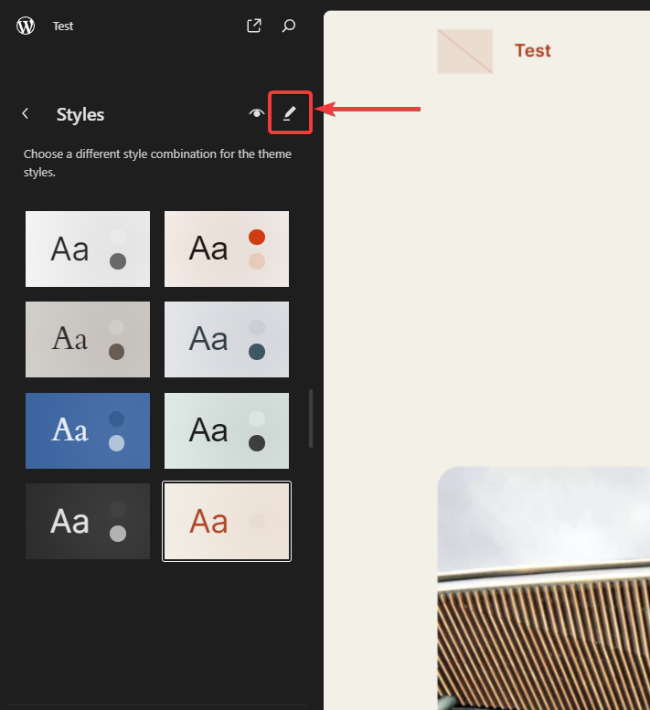 wordpress styles