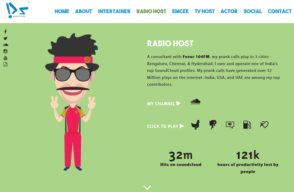 beautiful one page websites