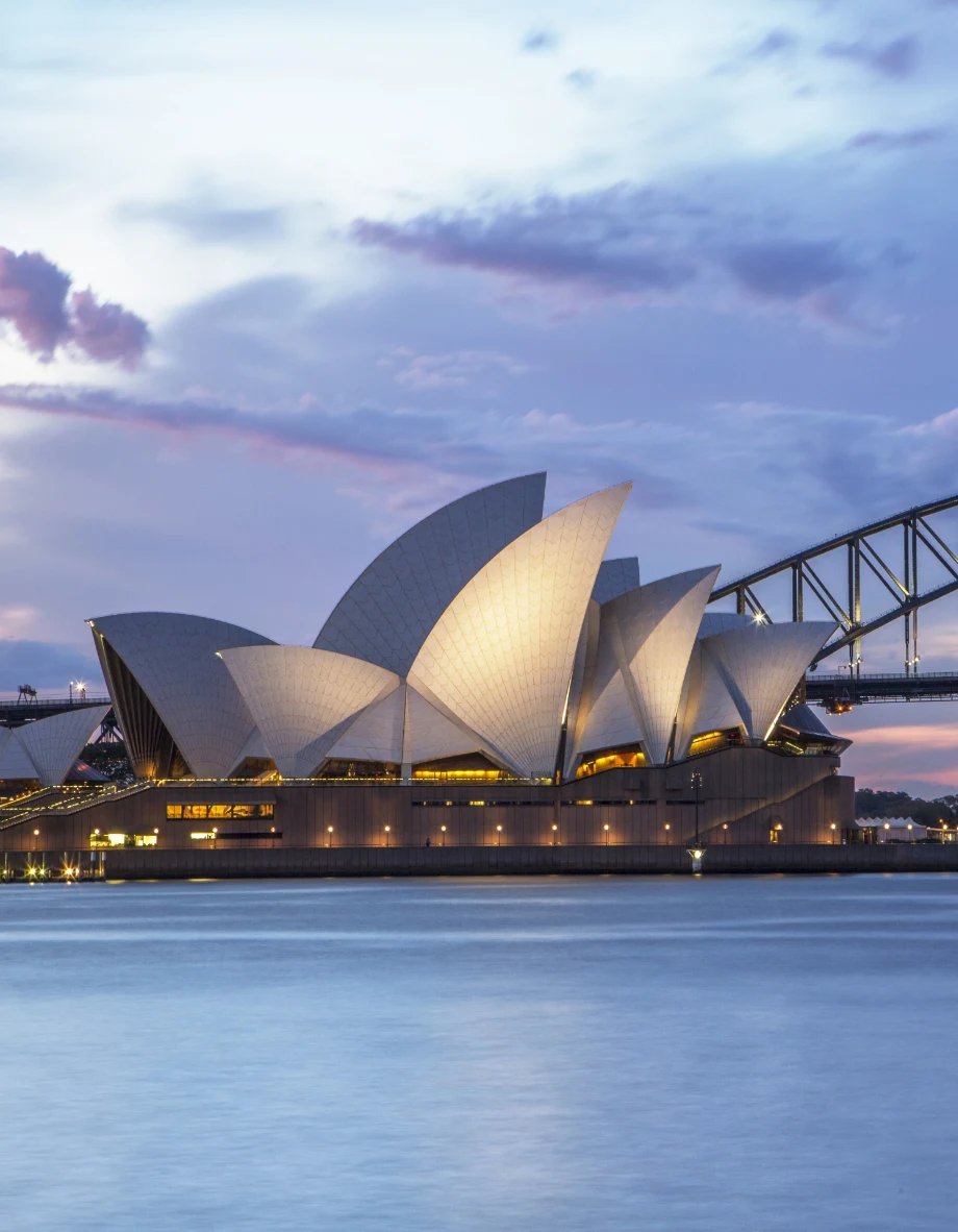 The Sydney Opera House is a performing arts center located in Sydney, Australia.