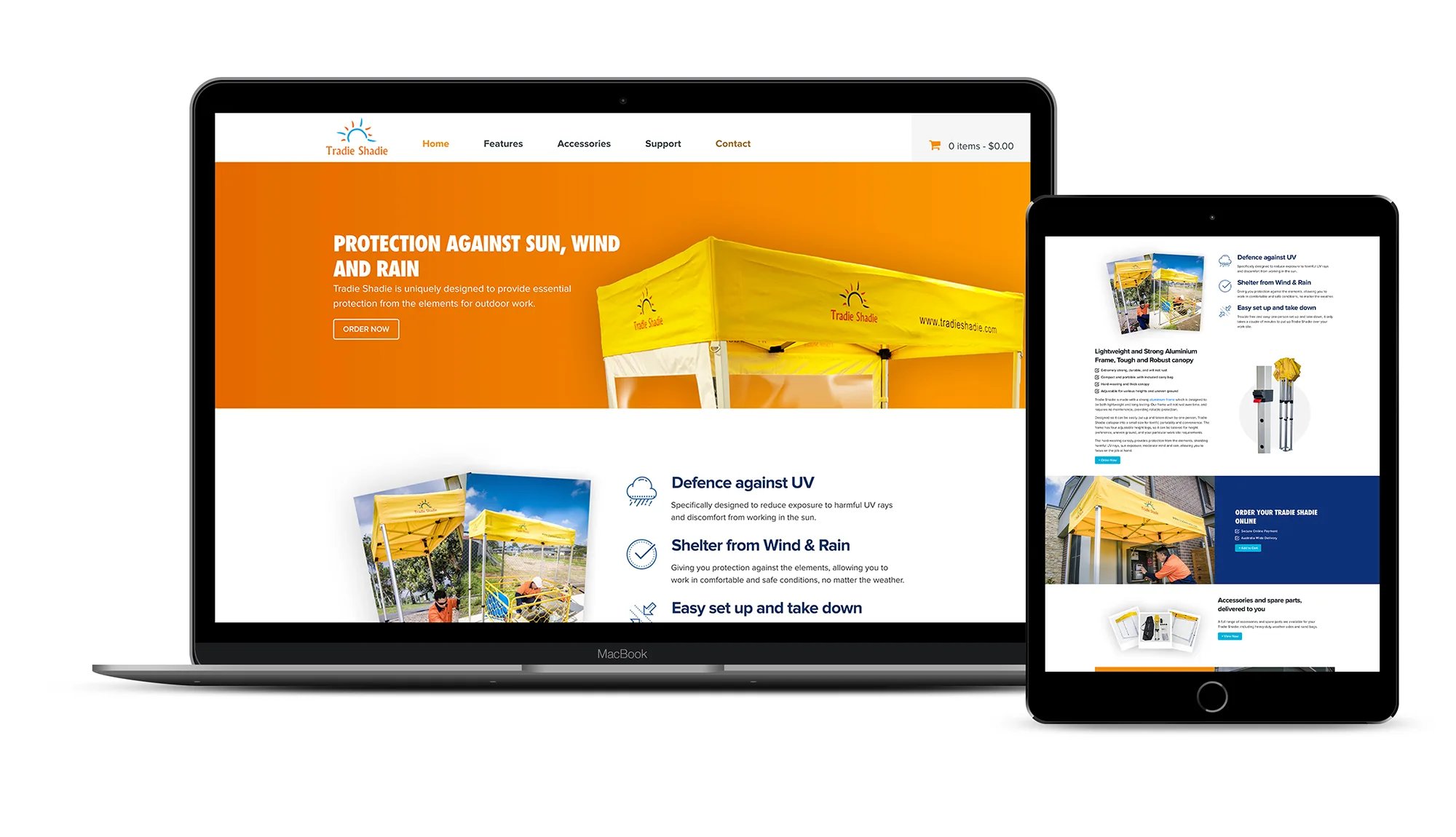 modern ecommerce website