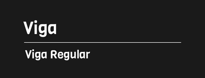 web logo font