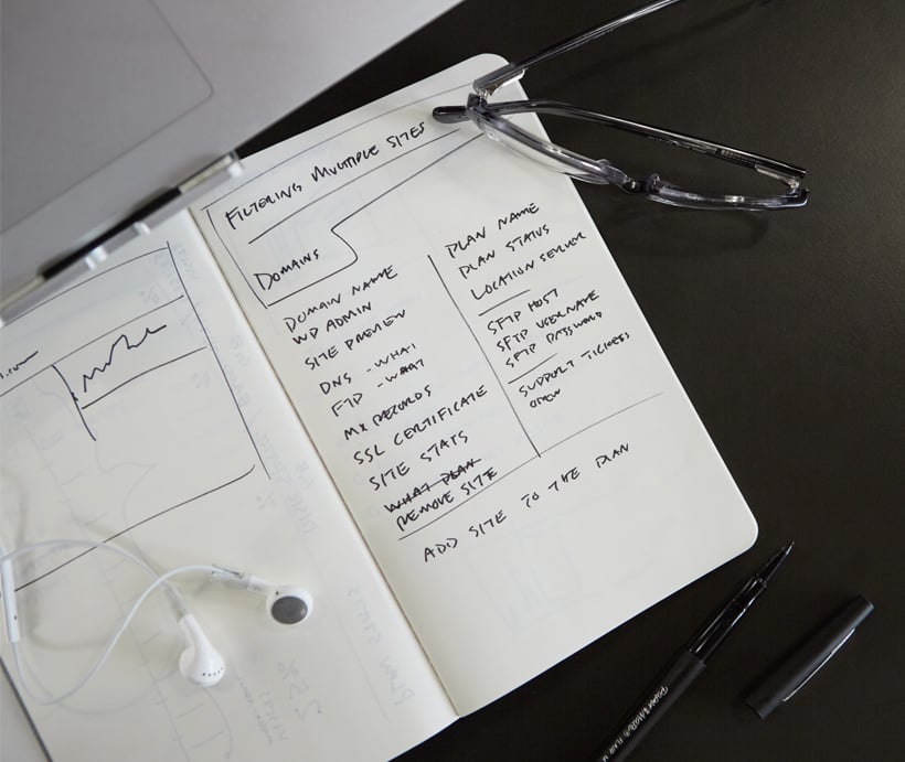 page structure and site design