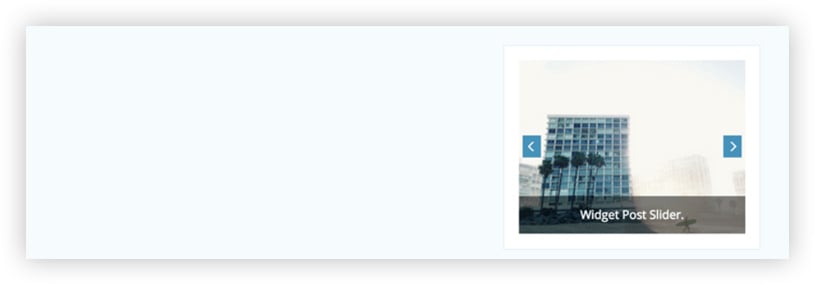 widget post slider