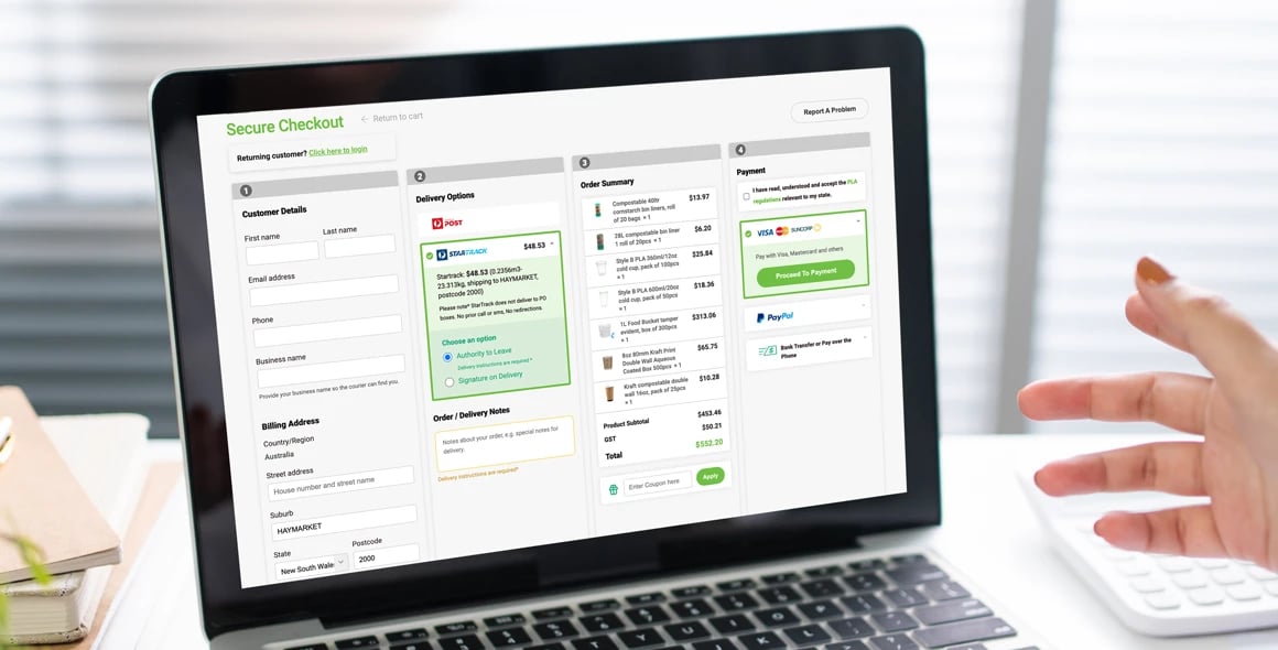 A skilled WooCommerce developer Sydney working on an online store website