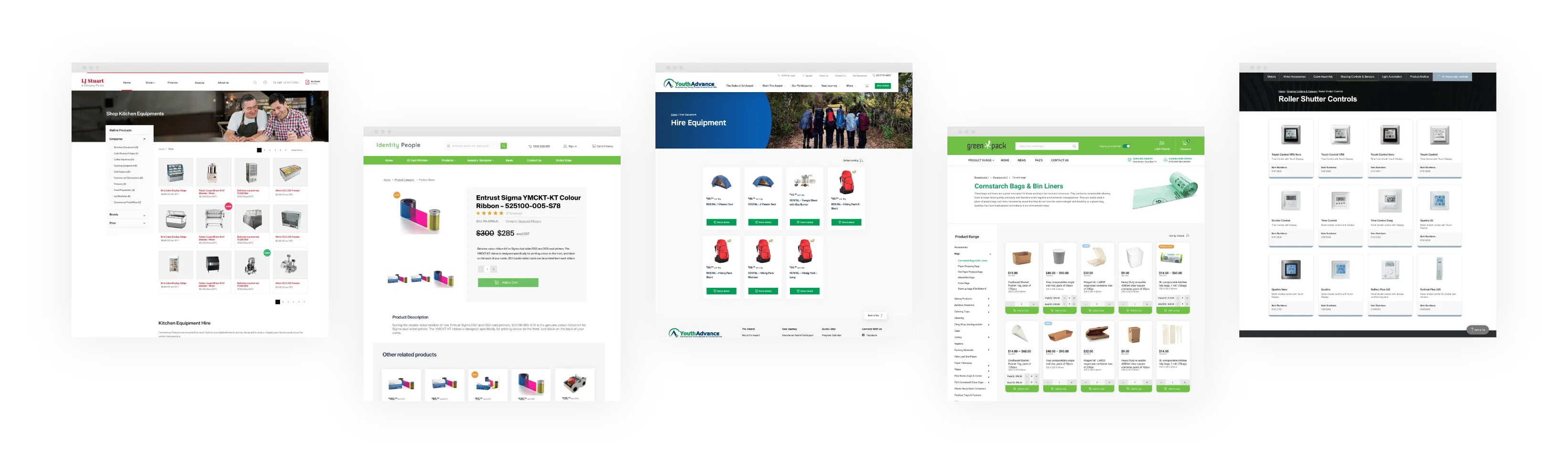 A picture of a custom WooCommerce websites with unique features