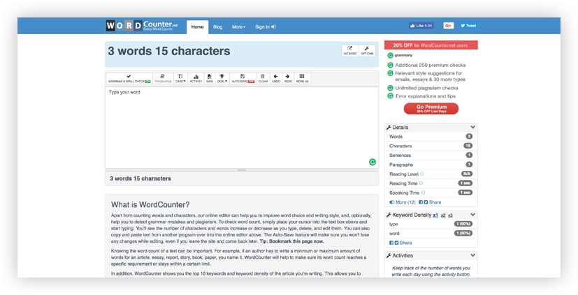 free word count tool