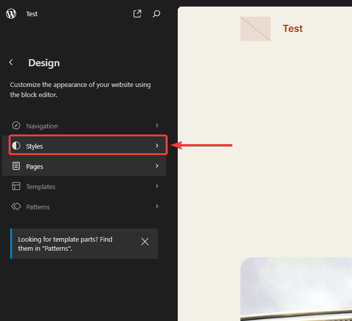 see the WordPress Customiser