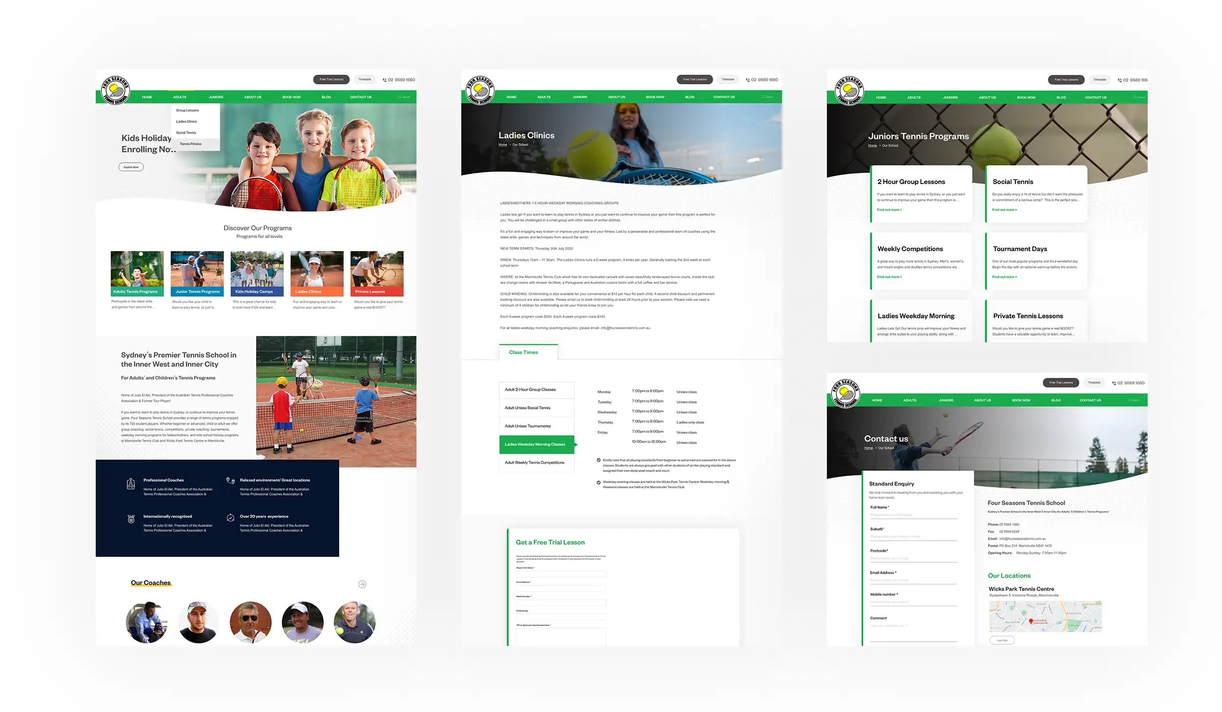 clean wordpress website