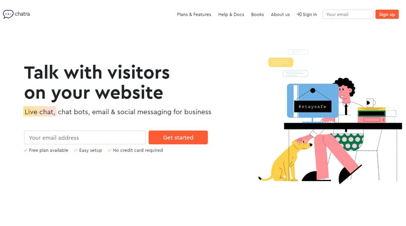 Free live chat no credit card